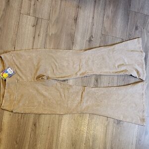 Women’s Boot Cut Flare Pants in Light Taupe